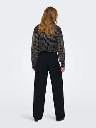 Bremen Mid Waist Trousers | Black