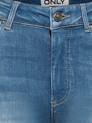 Blush High Waist Skinny Ankle Denim Jean | Light Medium Blue Denim