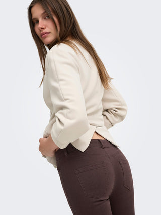 Blush Mid Flared Jean | Black Coffee