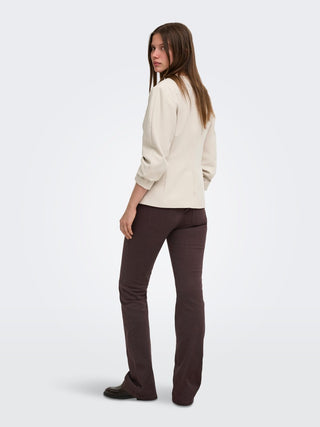 Blush Mid Flared Jean | Black Coffee