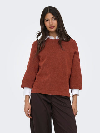 Simoni 3/4 Pullover Knit | Picante