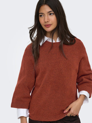 Simoni 3/4 Pullover Knit | Picante