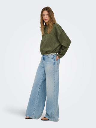 Moon Stina Faux Suede Bomber Jacket  | Grape Leaf