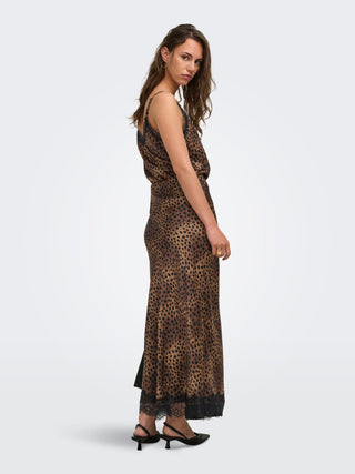 Menus Strap Lace Top | Leopard