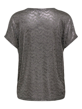 Miranda Short Sleeve V Neck Top | Walnut