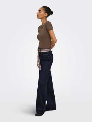 Riley Short Sleeve Top | Chocolate Martini