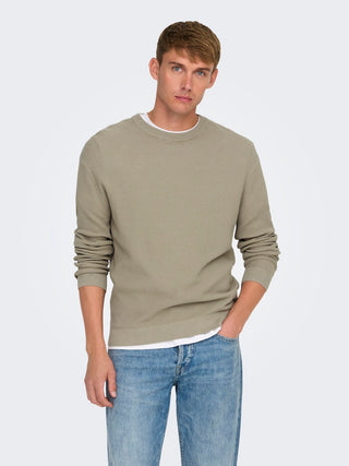 Tony Waffle Crew Neck | String