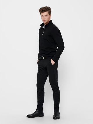 Ceres 1/2 Zip | Black