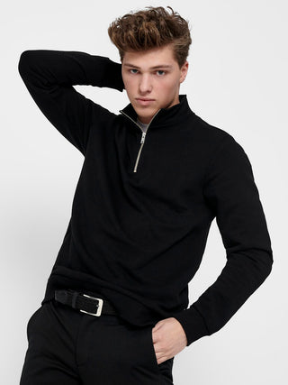 Ceres 1/2 Zip | Black
