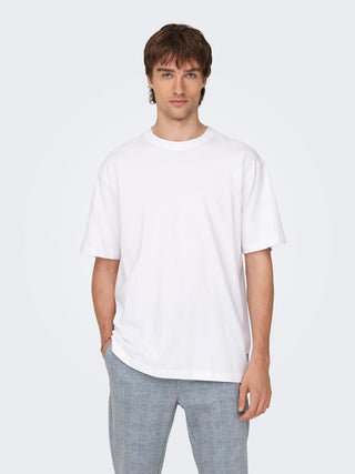 Fred Short Sleeve Tee | Bright White