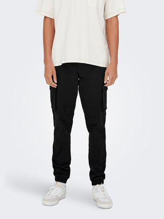 Can Stage Cargo Pants | Black