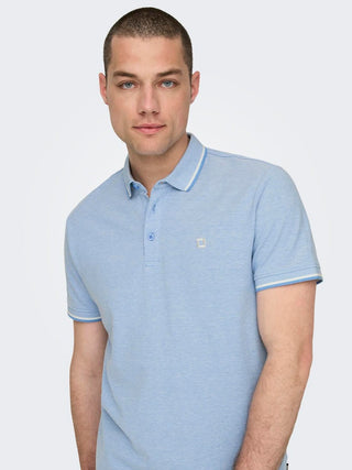 Fletcher Slim Short Sleeve Polo | Marina