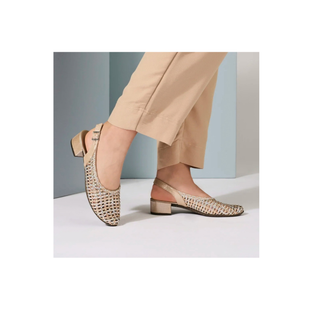 Kiara Metallic Slingback | Silver Gold