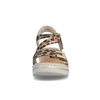 Rosa Wedge Sandal | Leo Beige