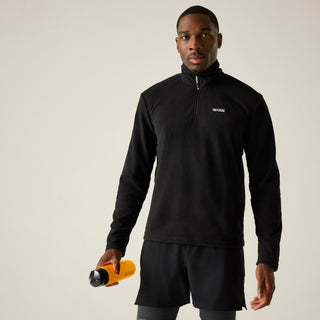 Men's Thompson Lightweight Half Zip Fleece | Black