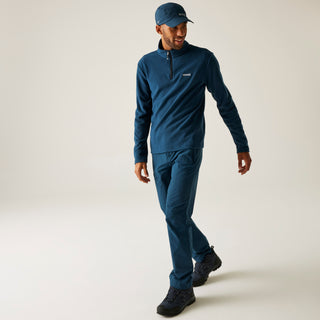 Men's Thompson Lightweight Half Zip Fleece | Moonlight Denim