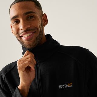 Men's Hedman II Heavyweight Full Zip Fleece | Black