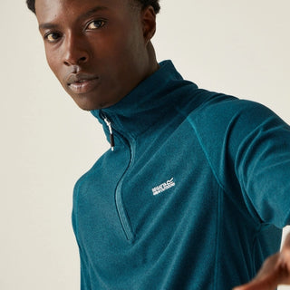 Men's Montes Lightweight Half Zip Fleece | Moroccan Blue