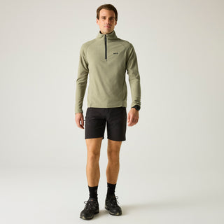 Men's Montes Lightweight Half Zip Fleece | Light Sage