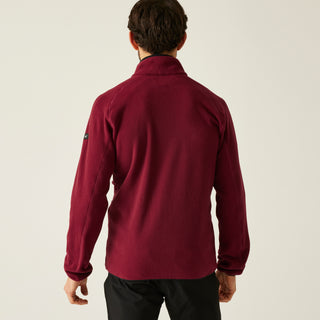 Men's Hadfield Full Zip Fleece | Dark Maroon