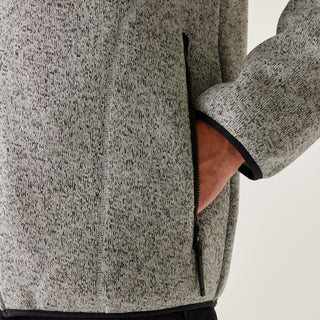 Men's Barlee Full Zip Fleece | Silver Grey