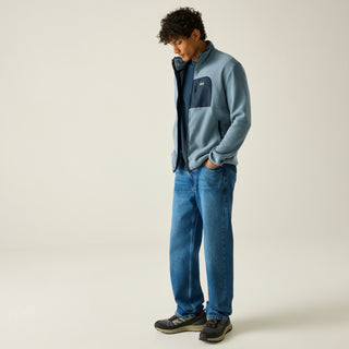 Frankie Full Zip Fleece | Grey Mirage Navy