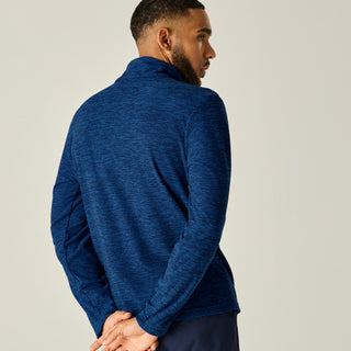 Thompson Marl Half Zip Fleece | Olympian Blue