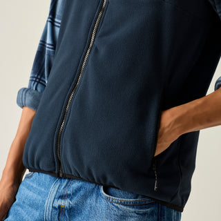 Frankie Fleece Gilet |Navy Black