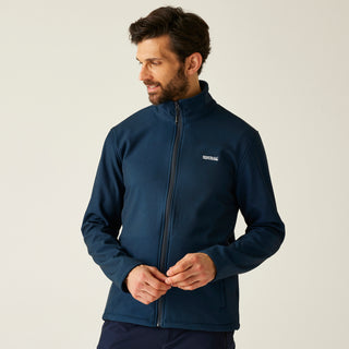 Men's Cera V Softshell Jacket | Navy Marl Moonlight Denim