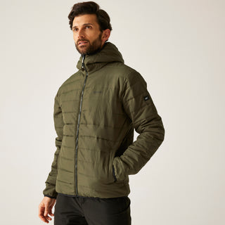 Men's Helfa Insulated Quilted Jacket | Olive Night