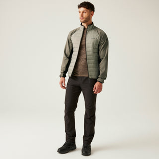 Men's Clumber IV Hybrid Jacket | Gold Sand Treetop Black