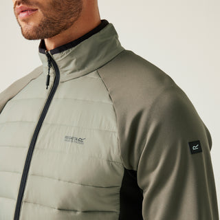 Men's Clumber IV Hybrid Jacket | Gold Sand Treetop Black