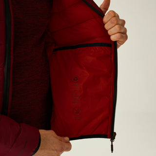 Men's Marizion Padded Jacket | Dark Maroon