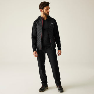 Men's Andreson Hybrid Jacket | Black Dark Maroon
