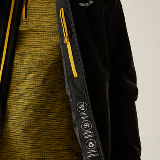 Men's Highton Stretch Padded Jacket | Black Gold Fleck