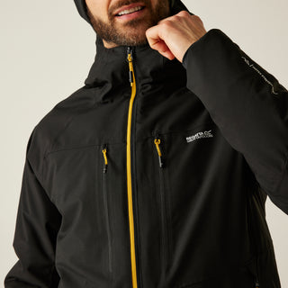 Men's Highton Stretch Padded Jacket | Black Gold Fleck