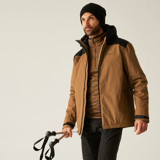 Men's Thornridge Waterproof Insulated Jacket | Nut Brown Black