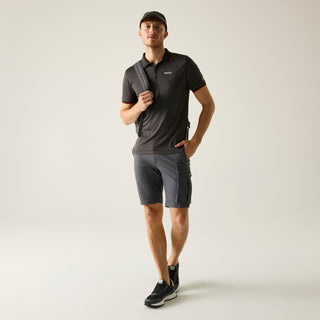 Men's Remex II Jersey Polo Shirt | Ash Rust Orange