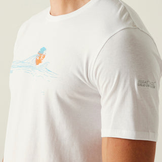 Men's Cline IX T-Shirt | White Sea Wave
