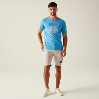 Men's Cline IX T-Shirt | Elysium Blue Paddleboard