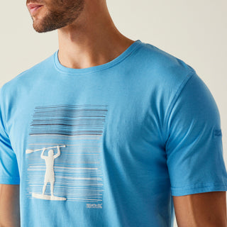 Men's Cline IX T-Shirt | Elysium Blue Paddleboard