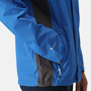 Men's Matt Waterproof Jacket Oxford Blue Iron