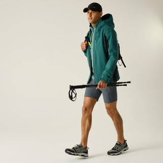 Men's Birchdale II Waterproof Jacket | Mediterranea Green Black