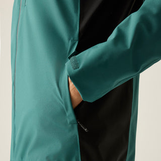 Men's Birchdale II Waterproof Jacket | Mediterranea Green Black