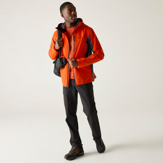 Men's Birchdale II Waterproof Jacket | Rusty Orange Dark Storm