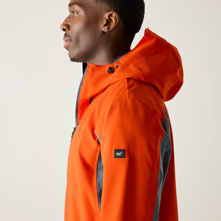 Men's Birchdale II Waterproof Jacket | Rusty Orange Dark Storm