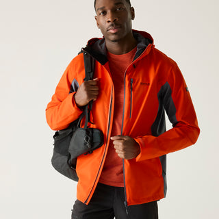 Men's Birchdale II Waterproof Jacket | Rusty Orange Dark Storm
