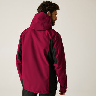 Men's Birchdale II Waterproof Jacket | Dark Maroon Black
