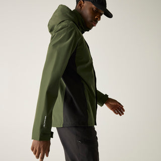 Men's Matt II Waterproof Jacket | Dark Khaki Black