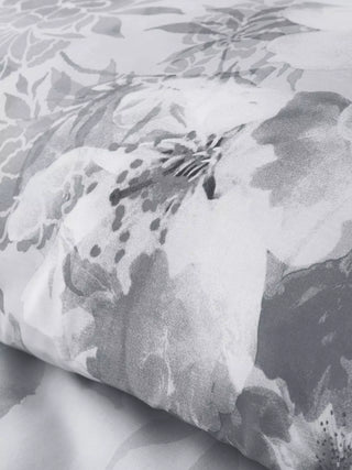Catherine Lansfield Dramatic Floral Duvet Cover Silver